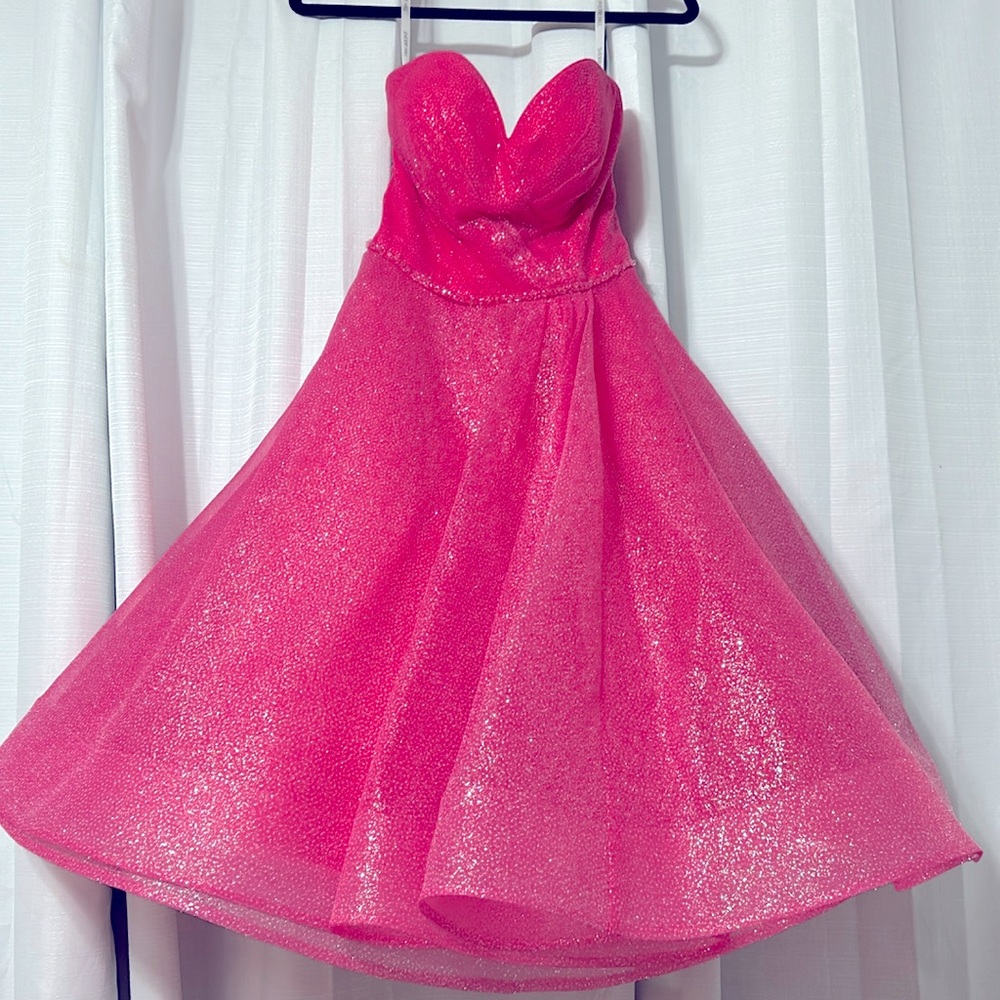 Sherri Hill Pageant/Formal Pink Dress - Picture 3 of 7